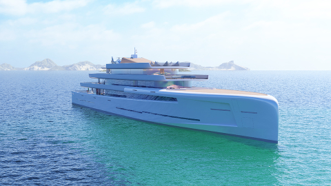 Fincantieri Yachts - 106-ти метровая мегаяхта Mirage
