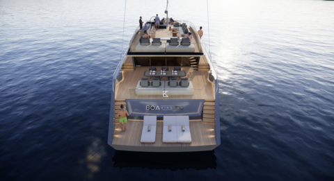 Компания SCA Yachting построит необычную 40-метровую суперяхту Boa Kingdom