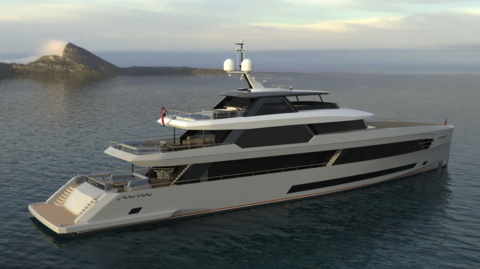 Mulder Yachts представила 50-метровый концепт