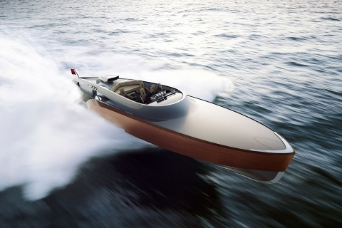 Яхта Aeroboat S6: мощь Rolls-Royce и британский стиль