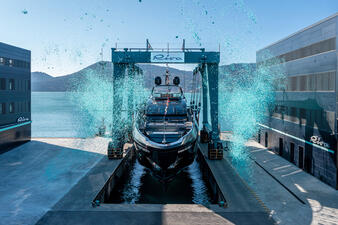 Riva спустила на воду второй корпус флагмана 130 Bellissima