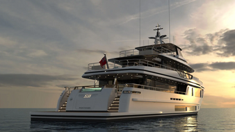 Cantiere delle Marche начала отделку первой суперяхты Deep Blue 115
