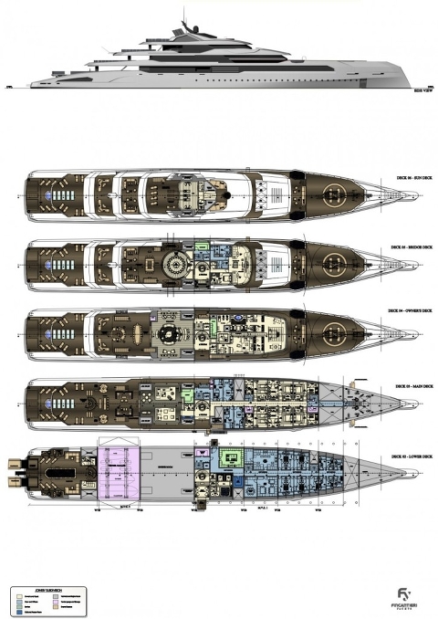 Ganimede яхтенного Олимпа от Fincantieri