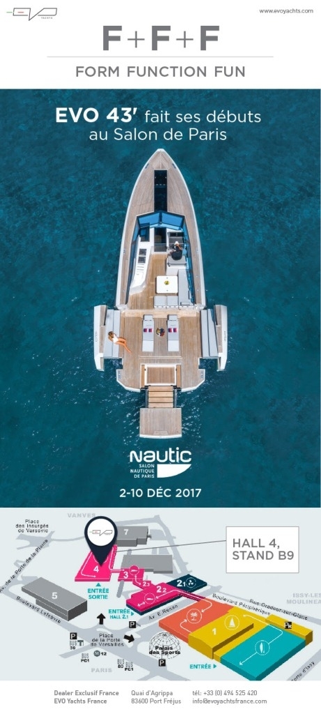 Evo Yachts: курс на Париж