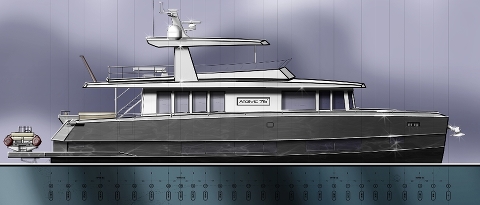 Новая яхта Atlantis Xcape 76