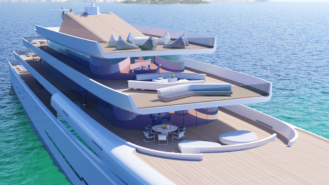 Fincantieri Yachts - 106-ти метровая мегаяхта Mirage