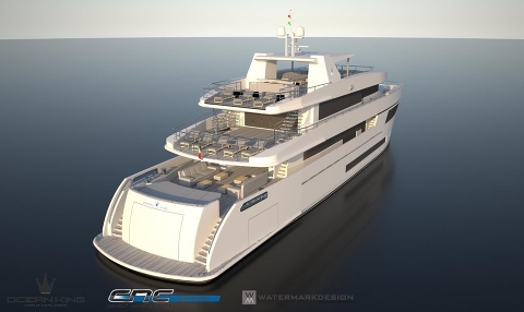 Новая суперяхта Ocean Queen 150