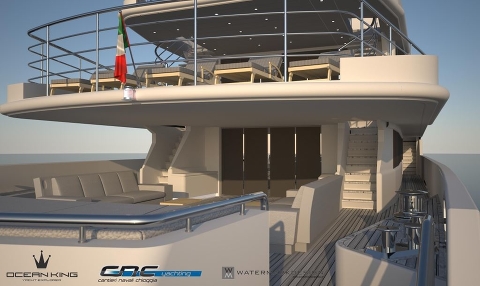 Новая суперяхта Ocean Queen 150