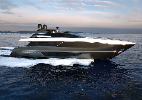 Riva 100 Corsaro - новая эра для Riva Flybridge