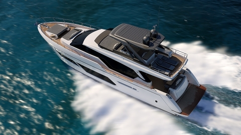 Детальный взгляд на яхту Ferretti Yachts 720