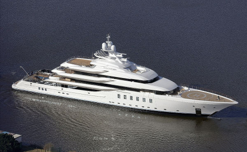 Lurssen Yachts суперяхта project Fiji спуск на воду