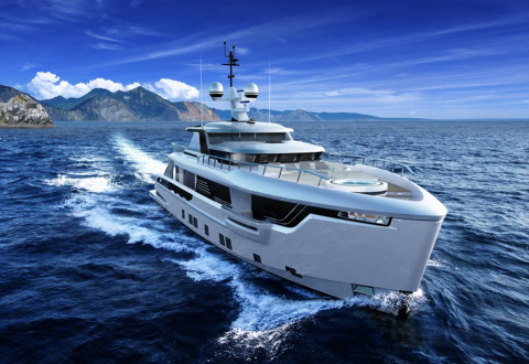 Моторная яхта Dynamiq Global 330
