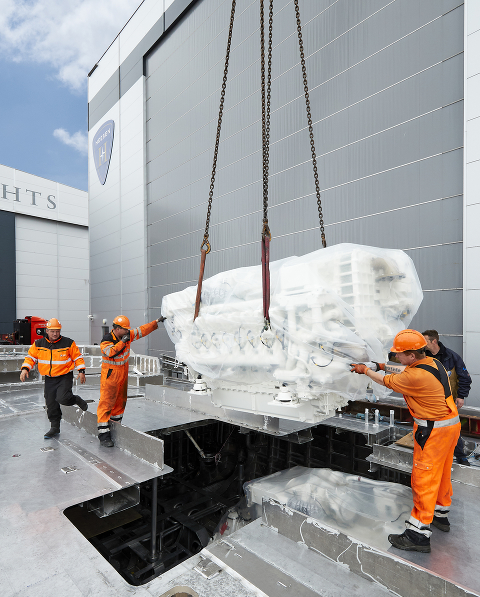 Heesen Yachts - новости о ходе работ над моторной суперяхтой Aquamarine