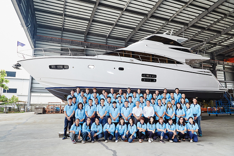Верфь Johnson Yachts Co., Ltd. строит суперяхту - новый флагман Johnson 115
