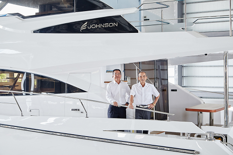 Верфь Johnson Yachts Co., Ltd. строит суперяхту - новый флагман Johnson 115