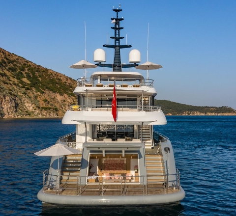 Суперяхта Lilium от Bilgin Yachts на пути к французской Ривьере