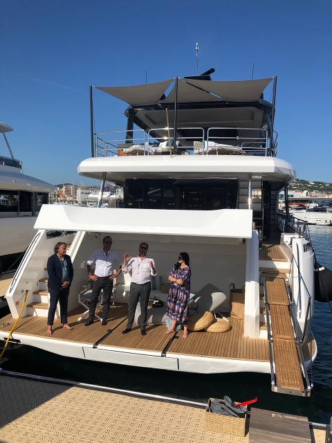 Яхта Sirena 88 - мировой дебют на Каннском яхтенном фестивале 2019 года