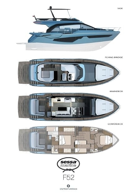 Проект Centrostiledesign и верфи Sessa Marine – яхта FX 5