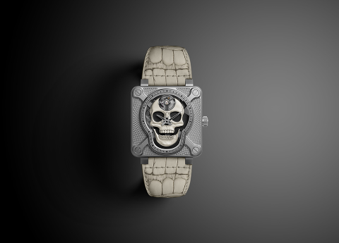 Bell & Ross часы BR 01 LAUGHING SKULL