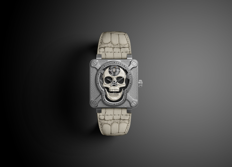 Bell & Ross часы BR 01 LAUGHING SKULL