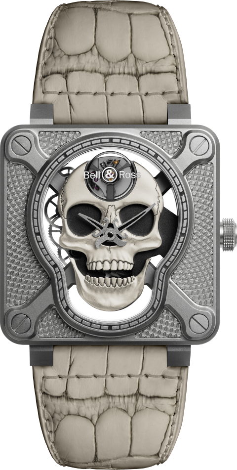 Bell & Ross часы BR 01 LAUGHING SKULL