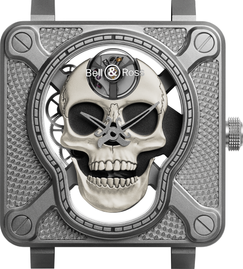 Bell & Ross часы BR 01 LAUGHING SKULL