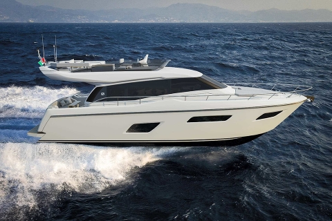 Спуск на воду первой Ferretti 850