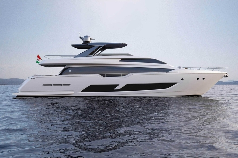 Спуск на воду первой Ferretti 850