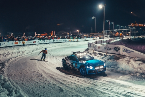 Bentley Continental GT3: впечатляющий дебют в гонке GP Ice Race