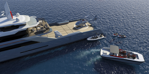 Project Echo - судно гуманитарной поддержки "HSV" от Echo Yachts и Bannenberg & Rowell Design