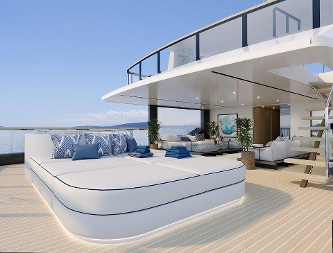 Компания Benetti опубликовала новые эксклюзивные изображения своей новой суперяхты - Benetti B.Yond 37M