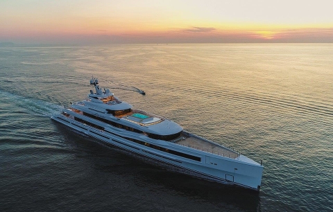 BENETTI сдала FB277 M / Y “LANA” - 107 метровую мегаяхту