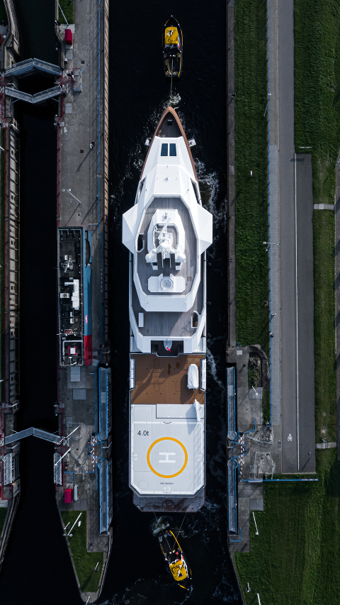 LA DATCHA покидает верфь Damen Yachting