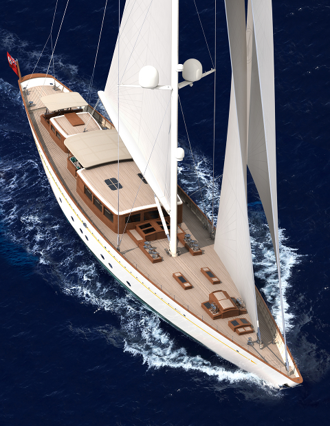 51-метровый классический шлюп «Rainbow II» от Turquoise Yachts