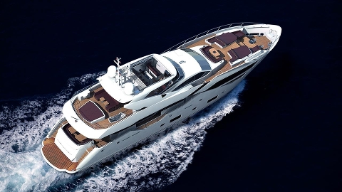 Спуск на воду Sunseeker 116 Fleur