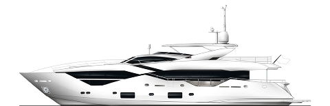 Спуск на воду Sunseeker 116 Fleur