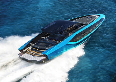 Automobili Lamborghini и Italian Sea Group представляют моторную яхту ‘Tecnomar for Lamborghini 63’