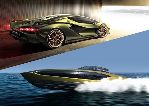 Automobili Lamborghini и Italian Sea Group представляют моторную яхту ‘Tecnomar for Lamborghini 63’