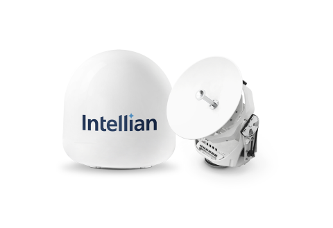 Новая антенна Intellian v45C сертифицирована для работы в сети Intelsat FlexMaritime