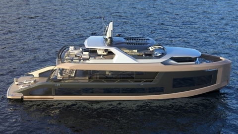 Mazu Yachts начала строительство первого стального судна проекта Mazy 92DS