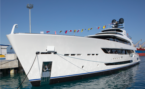Верфь Alia Yachts спустила на воду 55-метровую алюминиевую яхту Al Waab II