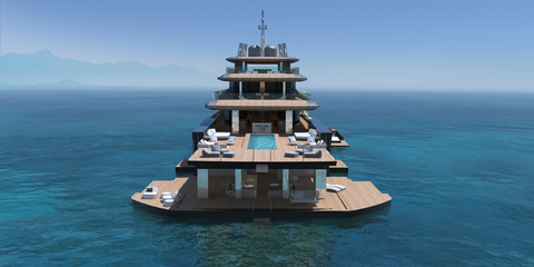 Совместный концепт от Malcolm McKeon Yacht Design и Марка Уитли