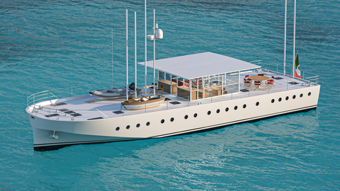 Castagnola Yacht построит гибридную 24-метровую яхту Zattera