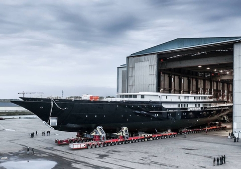 Oceanco впервые показала новую 127-метровую суперяхту Y721