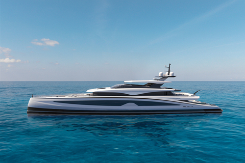 Корпус и надстройка суперяхты Project Sparta от верфи Heesen Yachts соединена