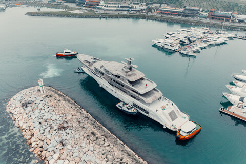 Bilgin Yachts спустила на воду корпус для новой 74-метровой суперяхты