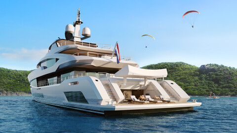 Heesen Yachts начала строительство суперяхты Project Akira