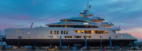 Benetti спустила на воду суперяхту Calex