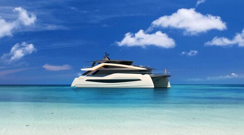 Pajot Custom Yachts и Wider представили 27-метровую суперяхту Eco Yacht 88