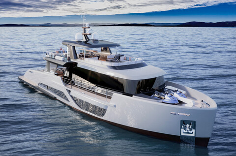 Denison Yachting показал проект суперяхты от верфи Alpha Custom Yachts